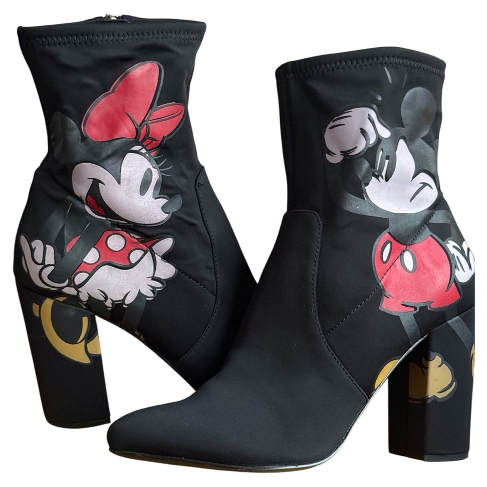 Disney x ALDO STEP IN MAGIC Booties – Size 7.5 Black – Rare Collector Item